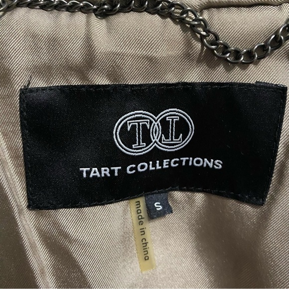 Tart Collection Faux Fur Open Front Silk Lined Vest - Picture 4 of 5